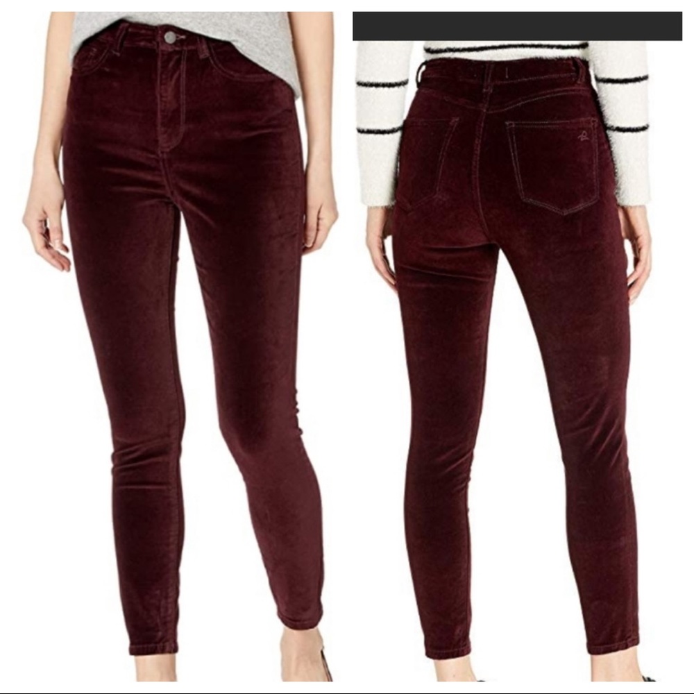 DL 1961 Women’s Chrissy Ultra High Rise Velvet - Picture 8 of 8
